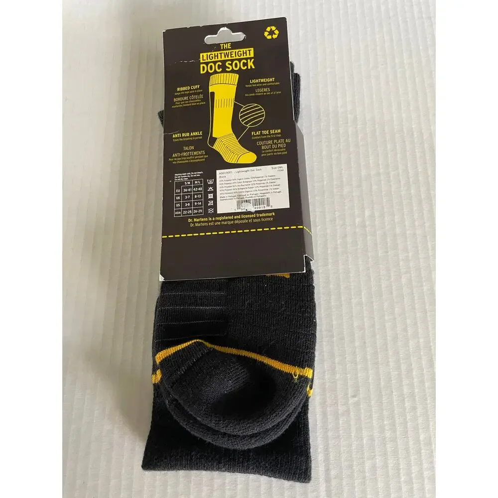 Dr Martens Light Weight Doc Long Socks Size M/L NWT